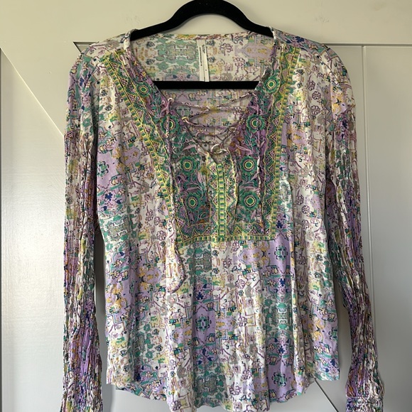 Anthropologie Odetta Embroidered Top - Picture 7 of 13